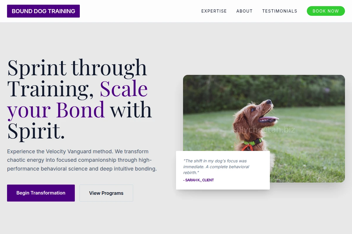 Bound Dog Training